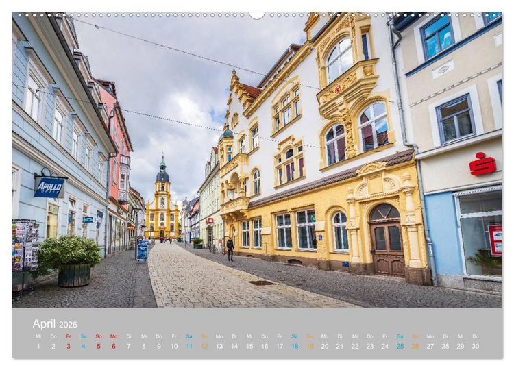 Produktbild: Suhl - die th&uuml;ringische Waffenmetropole (Wandkalender 2026 DIN A2 quer), CALVENDO Monatskalender