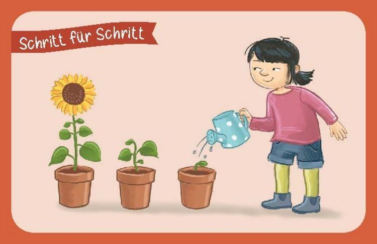 Produktbild: Schritt f&uuml;r Schritt! 3 x 30 Mut-mach-Affirmationen f&uuml;r Kinder in der Grundschule