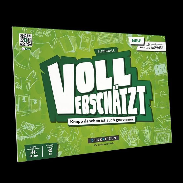 Produktbild: DENRKIESEN - VOLL VERSCH&Auml;TZT Fussball Edition - "Knapp daneben ist auch gewonnen."