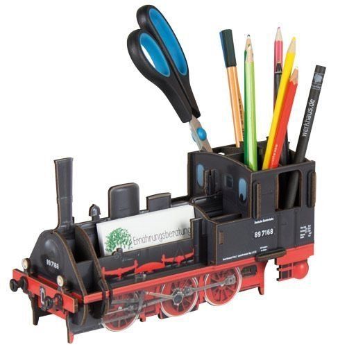 Produktbild: Werkhaus Stiftebox Lok T3 rot/schwarz
