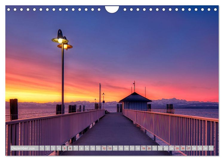 Produktbild: Bodensee-Stimmungen (Wandkalender 2026 DIN A4 quer), CALVENDO Monatskalender