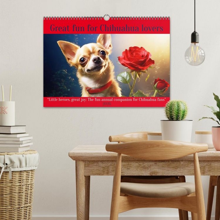 Produktbild: Great fun for Chihuahua lovers (Wall Calendar 2026 DIN A3 landscape), CALVENDO 12 Month Wall Calendar