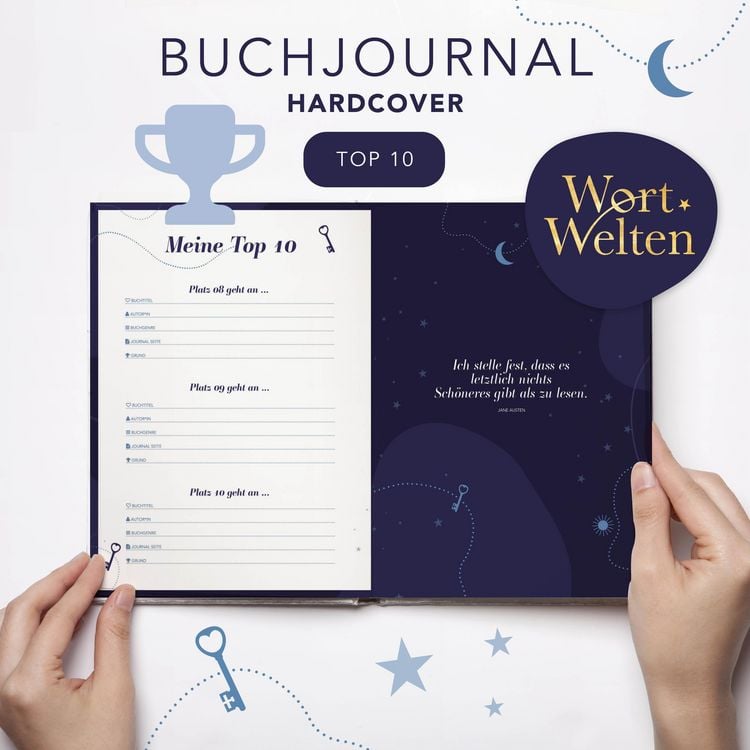 Produktbild: Wort Welten: Buchjournal XXL - Lesetagebuch & Buchjournal f&uuml;r 100 B&uuml;cher | Buchtagebuch f&uuml;r Blogger und Booktok | Reading Journal | Lesetracker | Buchlisten | Blogging-Tools | Lesechallenges