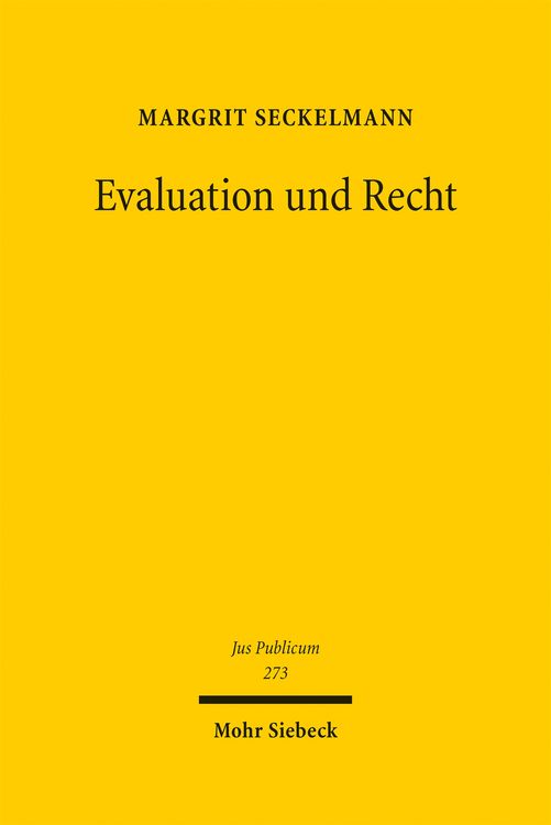 Produktbild: Evaluation und Recht