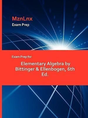 Produktbild: Exam Prep for Elementary Algebra by Bittinger & Ellenbogen,