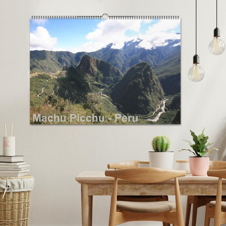 Produktbild: Machu Picchu - Peru (Wandkalender 2026 DIN A2 quer), CALVENDO Monatskalender