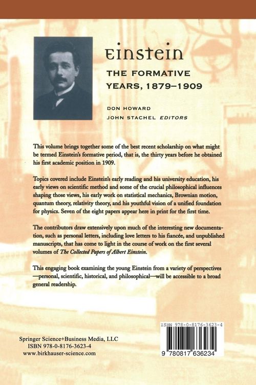 Produktbild: Einstein the Formative Years, 1879&ndash;1909