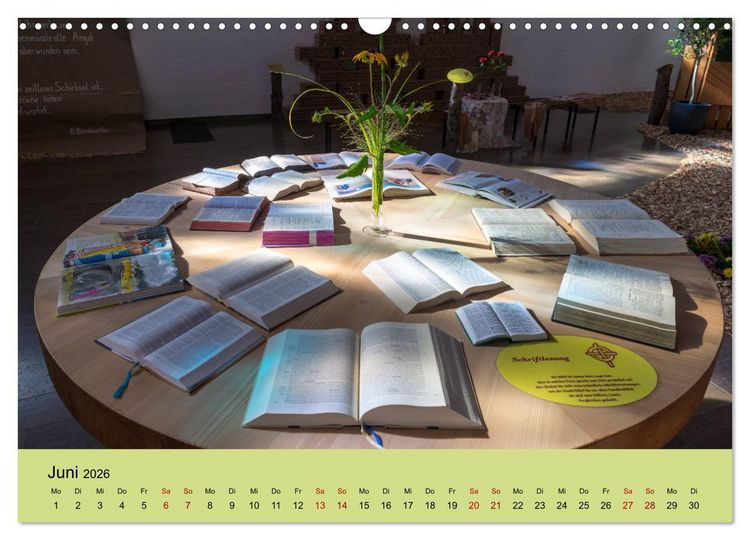Produktbild: Pilgern im Waldecker Upland (Wandkalender 2026 DIN A3 quer), CALVENDO Monatskalender