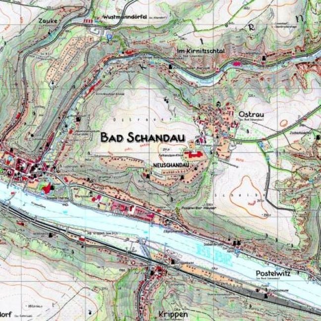 Produktbild: Bad Schandau und Umgebung 1:10000