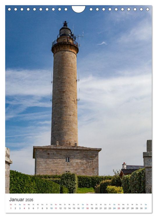 Produktbild: Leuchtturm-Legenden im Westen der Bretagne (Wandkalender 2026 DIN A4 hoch), CALVENDO Monatskalender