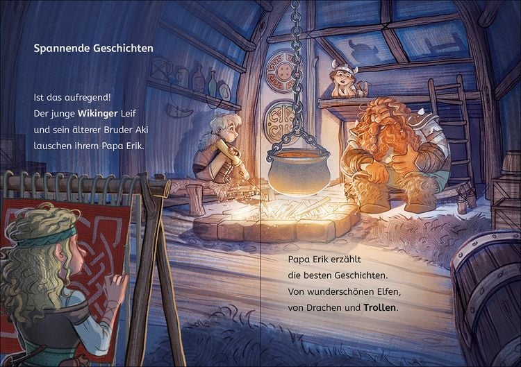 Produktbild: Lesel&ouml;wen 1. Klasse - Der mutigste Wikinger der Welt
