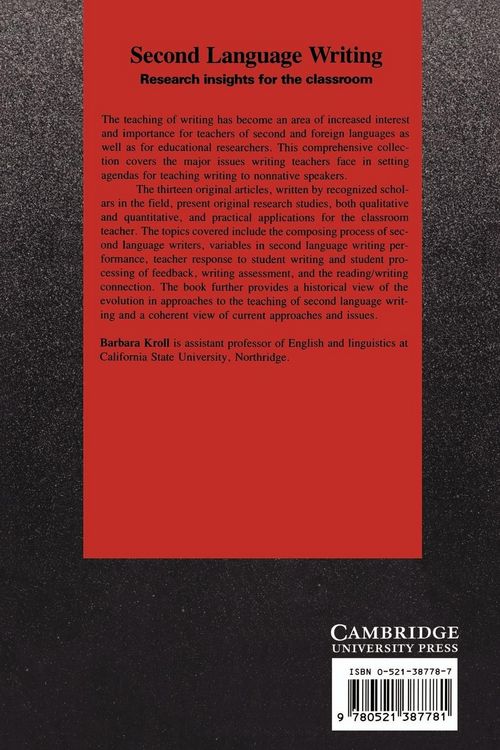Produktbild: Second Language Writing