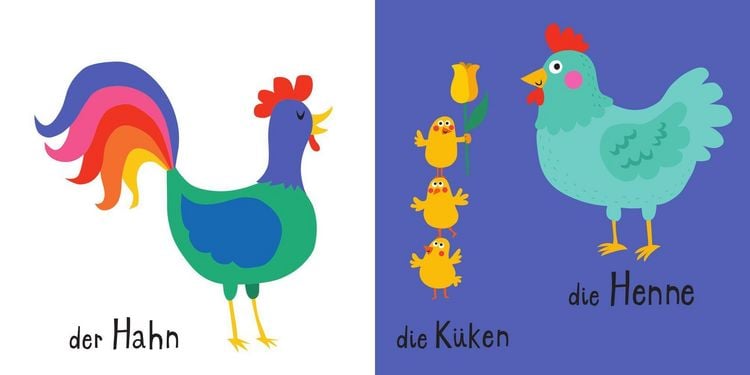 Produktbild: Klein und kunterbunt: Alle meine Tiere (W&uuml;rfel)