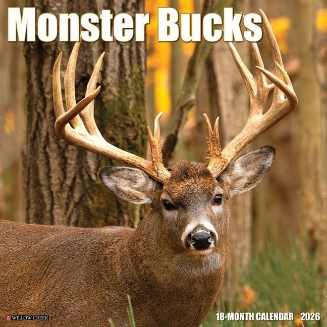 Produktbild: Monster Bucks 2026 12 X 12 Wall Calendar