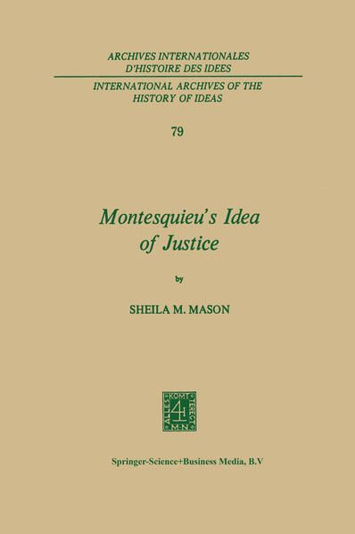 Produktbild: Montesquieu&rsquo;s Idea of Justice