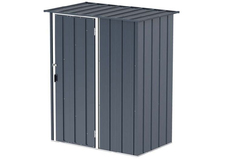 Produktbild: Metall Ger&auml;tehaus 148x88 Gartenhaus Schiebet&uuml;r