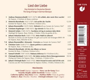Produktbild: Lied Der Liebe: The Song of Songs in German Baroqu