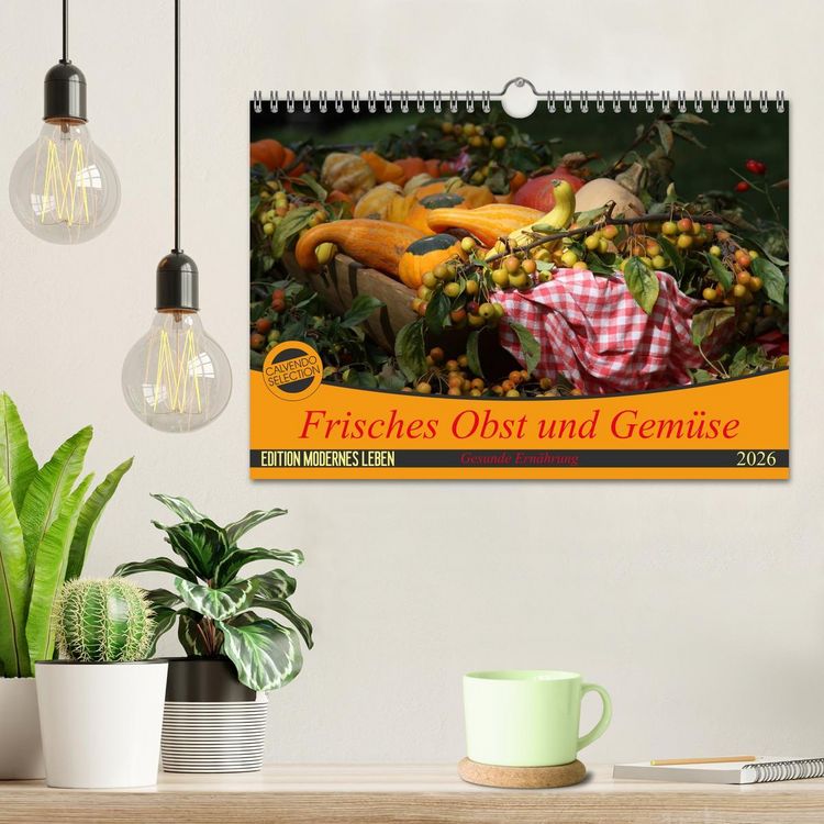 Produktbild: Frisches Obst und Gem&uuml;se (Wandkalender 2026 DIN A4 quer), CALVENDO Monatskalender