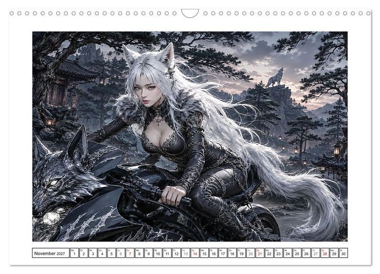 Produktbild: Nachtreiterinnen (Wandkalender 2027 DIN A3 quer), CALVENDO Monatskalender
