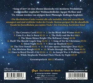 Produktbild: Song of Joy for Christmas.An Album of Engl.Carols