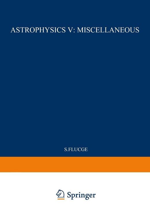 Produktbild: Astrophysics V: Miscellaneous / Astrophysik V: Verschiedenes