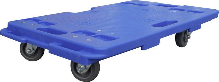 Produktbild: VISO RP 601 Transportroller Kunststoff Traglast (max.): 150 kg 600 mm x 400 mm x 125 mm Anzahl Lenkrollen 2