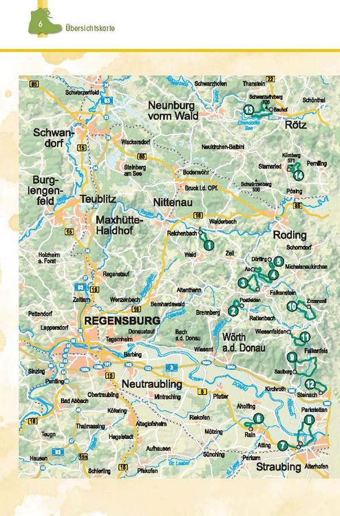 Produktbild: Wanderf&uuml;hrer Straubing &bull; Roding &bull; Cham