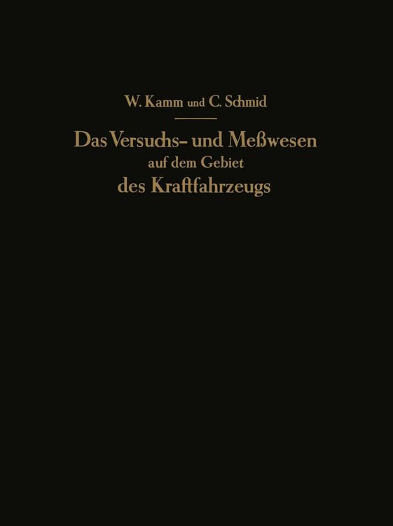 Produktbild: Das Versuchs- und Me&szlig;wesen auf dem Gebiet des Kraftfahrzeugs