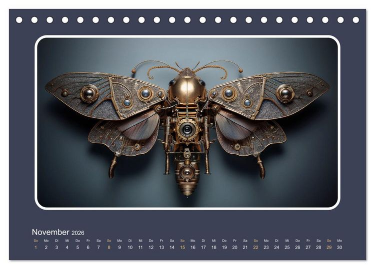 Produktbild: Roboterinsekten (Tischkalender 2026 DIN A5 quer), CALVENDO Monatskalender