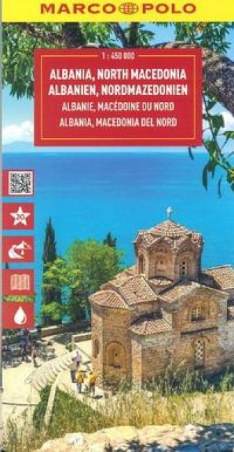Produktbild: Albania e Macedonia del nord 1:450.000