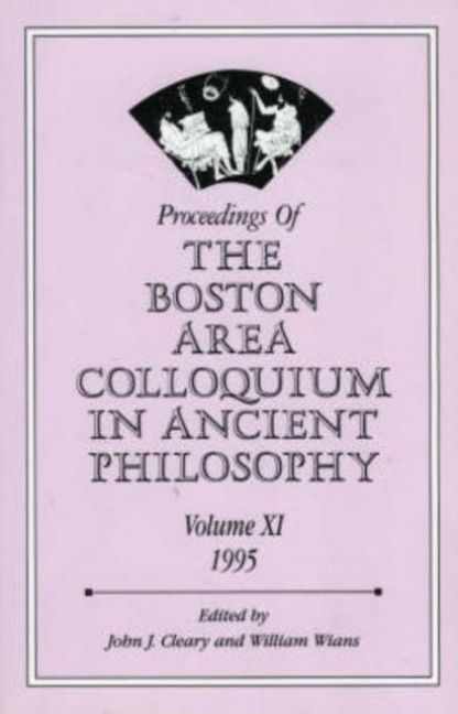 Produktbild: Proceedings of the Boston Area Colloquium in Ancient Philosophy