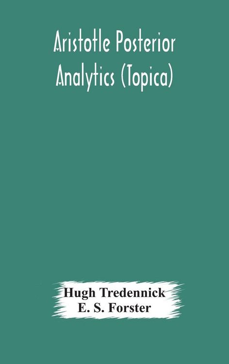 Produktbild: Aristotle Posterior Analytics (Topica)