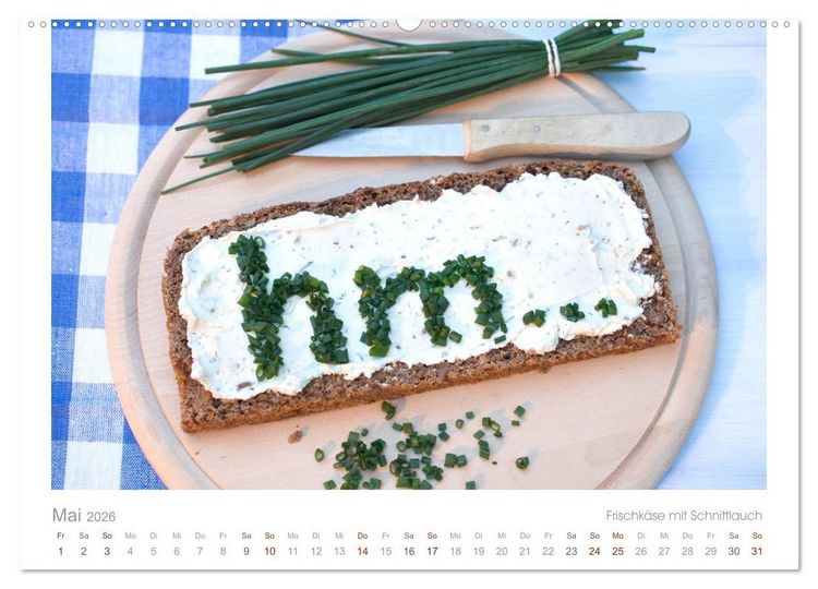 Produktbild: Der K&auml;sekalender Edel und lecker (Wandkalender 2026 DIN A2 quer), CALVENDO Monatskalender