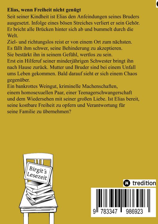 Produktbild: Elias - wenn Freiheit nicht gen&uuml;gt