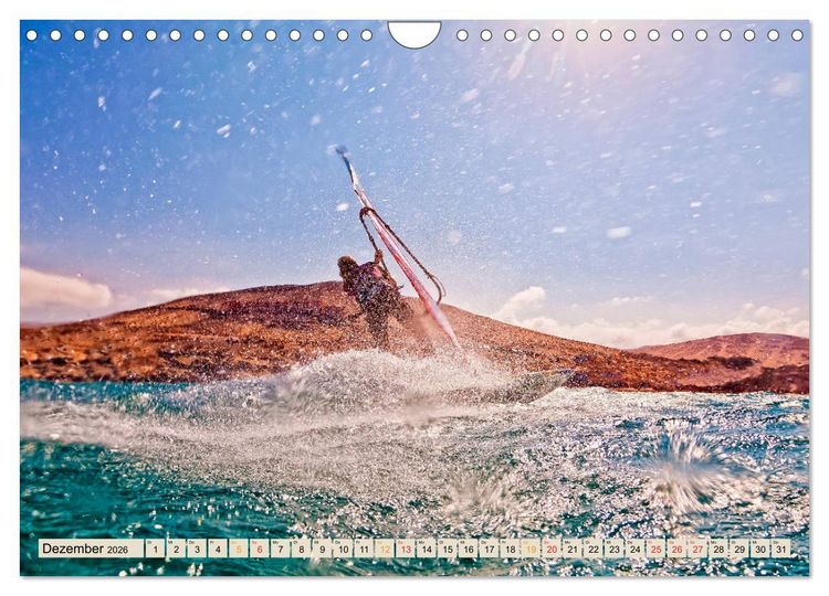 Produktbild: Windsurfing - extrem cool (Wandkalender 2026 DIN A4 quer), CALVENDO Monatskalender