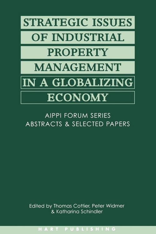 Produktbild: Strategic Issues of Industrial Property Management in a Globalizing World