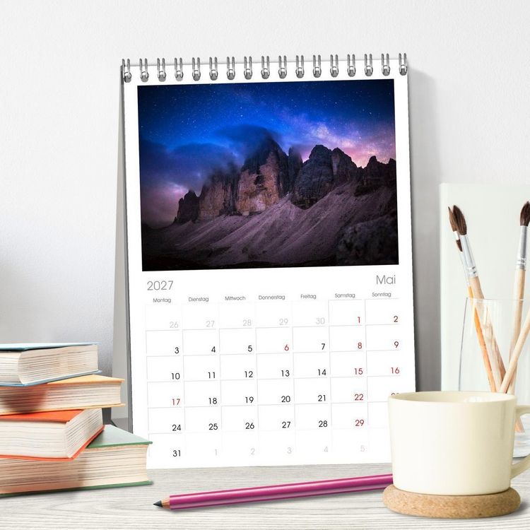 Produktbild: Tischplaner 2027 - Wild, Wild Places (A5 Tischkalender zum Aufstellen) CALVENDO