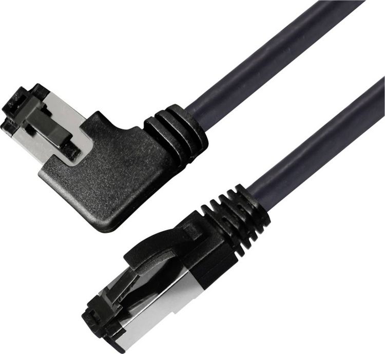 Produktbild: BKL Electronic 144032 RJ45 Patchkabel CAT 8.1 S/FTP 3m Schwarz Halogenfrei 1St.