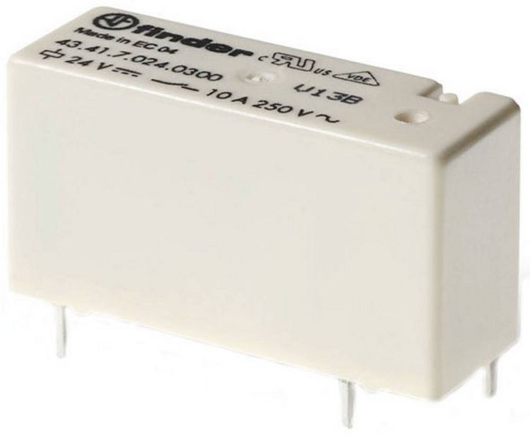 Produktbild: Finder 43.41.7.006.0300 Printrelais 6 V/DC 10A 1 Schlie&szlig;er