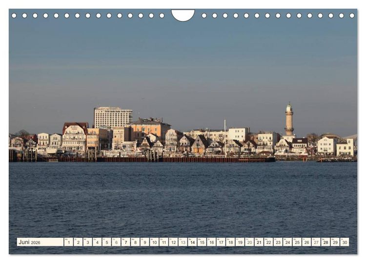 Produktbild: Seebad Warnem&uuml;nde (Wandkalender 2026 DIN A4 quer), CALVENDO Monatskalender