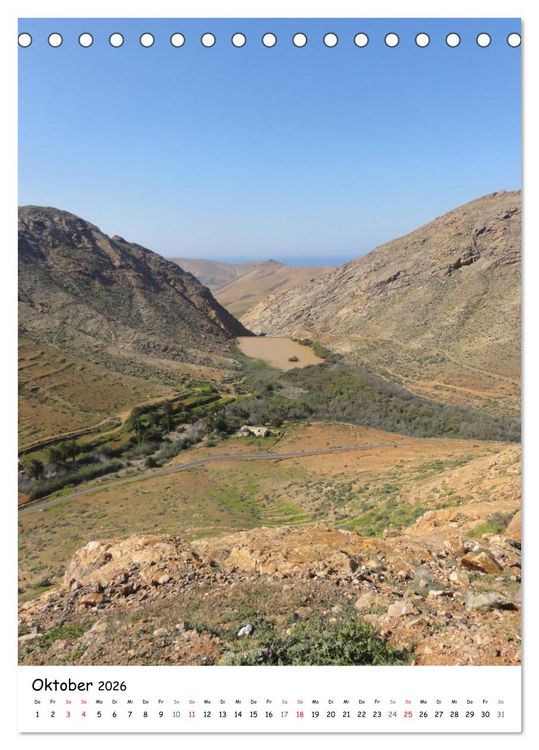Produktbild: Fuerteventura -schlicht sch&ouml;n (Tischkalender 2026 DIN A5 hoch), CALVENDO Monatskalender