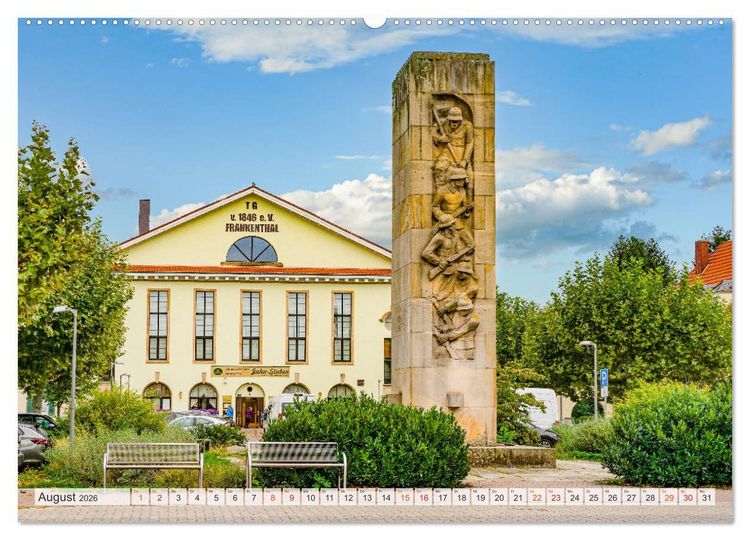 Produktbild: Frankenthal Impressionen (hochwertiger Premium Wandkalender 2026 DIN A2 quer), Kunstdruck in Hochglanz