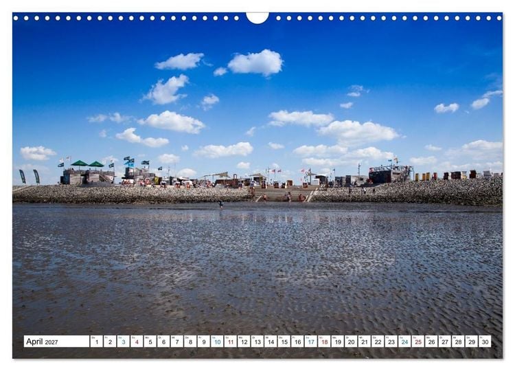 Produktbild: Die deutsche Nordseek&uuml;ste (Wandkalender 2027 DIN A3 quer), CALVENDO Monatskalender