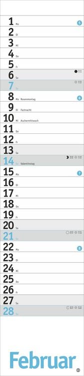 Produktbild: Langplaner, hellblau 2027