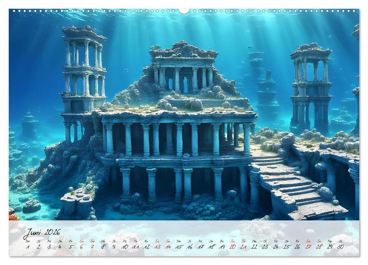 Produktbild: Geheimnisse der Unterwasserwelten (hochwertiger Premium Wandkalender 2026 DIN A2 quer), Kunstdruck in Hochglanz