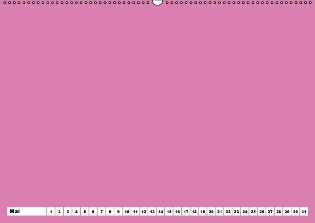 Produktbild: Bunter Bastelkalender f&uuml;r M&auml;dchen (Wandkalender immerw&auml;hrend DIN A2 quer)