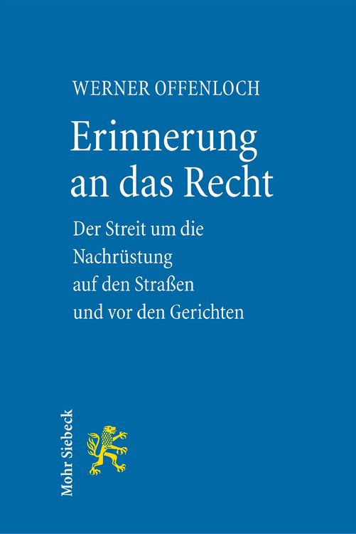 Produktbild: Erinnerung an das Recht