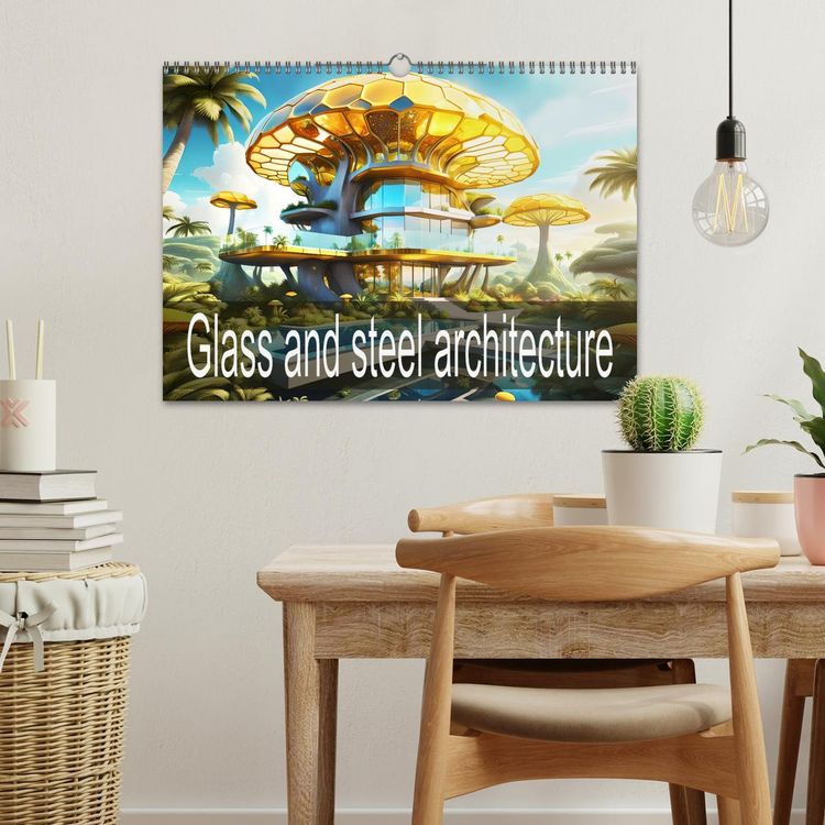 Produktbild: Glass and steel architecture (Wall Calendar 2026 DIN A3 landscape), CALVENDO 12 Month Wall Calendar