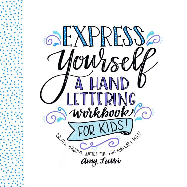 Produktbild: Express Yourself: A Hand Lettering Workbook for Kids