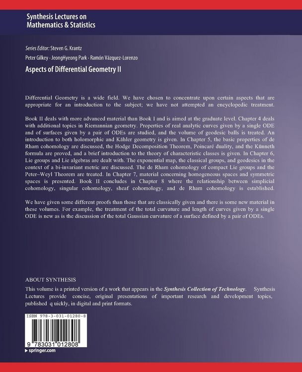 Produktbild: Aspects of Differential Geometry II